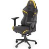 Endorfy herní židle Scrim YL / kombinace textil / kůže / černožlutá