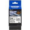 BROTHER TZESL251 - kazeta TZ šířky 24mm, lamino TZE-SL251, bílá/černé písmo