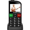 EVOLVEO Mobilní telefon pro seniory s nabíjecím stojánkem EasyPhone FL, černá