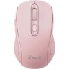 C-TECH WLM-12PK/Ergonomická/Optická/Pro praváky/1 600 DPI/USB+BT/Růžová