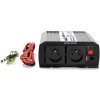 NEDIS měnič napětí/ modifikovaná sinusoida/ 24 V DC/230 V AC 50 Hz/ 1000 W (2000 W špička)/ USB-A/ 2x zásuvka type E