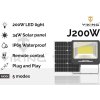 Viking venkovní solární LED světlo J200W se solárním panelem