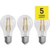 LED žárovka A60/E27/3,8W/60W/806lm/teplá bílá,3ks