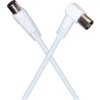 PREMIUMCORD TV kabel M/F konektor 90, 75 Ohm 15m
