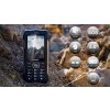 EVOLVEO StrongPhone H1, vodotěsný odolný Dual SIM telefon, černo-šedá