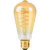 NEDIS LED žárovka E27/ ST64/ 3,8 W/ 220 V/ 250 lm/ 2100 K/ stmívatelná/ extra teplá bílá/ retro styl
