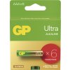 GP Alkalická baterie ULTRA AAA (LR03)- 6ks