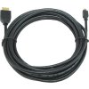 GEMBIRD Kabel HDMI - HDMI Micro 4,5m (v1.3, M/M, stíněný, zlacené kontakty)