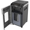 AT skartovač AT-350AF/ řez 2x12 mm/ pracovní síře 240 mm/ kapacita 350 listů/ objem koše 53 l/ stupeň utajení P5/ černý