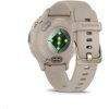 Garmin Venu® 3S, Nerezová luneta Soft Gold, pouzdro French Gray, silikonový řemínek