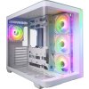 FSP M580-WA/Midi Tower/Transpar./Bílá