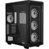 ADATA XPG BATTLECRUISER II Mid-Tower, bez zdroje, 4x 120mm ARGB Fan, Černá