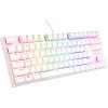 Genesis THOR 303/TKL/RGB/Outemu Peach Silent/Drátová USB/US layout/Bílá