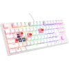 Genesis THOR 303/TKL/RGB/Outemu Peach Silent/Drátová USB/US layout/Bílá