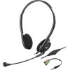 GENIUS headset HS-200C, 2x 3,5 jack, redukcia na single jack