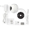 NEDIS IP Kamera/ venkovní/ IP65/ Wi-Fi/ 1080p/ PIR senzor/ Cloud/ otáčení/náklon/ 16GB/ Android/ iOS/ adaptér/ bílá