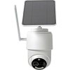 NEDIS IP kamera 4G solární/ venkovní/ IP65/ Wi-Fi/ 1080p/ PIR senzor/ USB-C/ microSD/ Android/ iOS/ bílá + solární panel