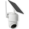 NEDIS IP kamera 4G solární/ venkovní/ IP65/ Wi-Fi/ 1080p/ PIR senzor/ USB-C/ microSD/ Android/ iOS/ bílá + solární panel