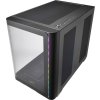 FSP M580-BA/Midi Tower/Transpar./Černá