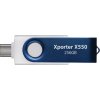 PATRIOT Xporter X550 256GB / USB Typ-A + USB Typ-C / USB 3.2 Gen 1 / bílo-modrá