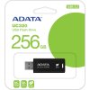 ADATA UC320/256GB/USB 3.2/USB-A/Černá
