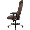 AROZZI herní židle VERNAZZA Supersoft Fabric Brown/ hnědá