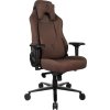 AROZZI herní židle VERNAZZA Supersoft Fabric Brown/ hnědá