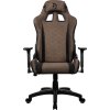 AROZZI herní židle AVANTI Soft Fabric Brown/ látkový povrch/ hnědá