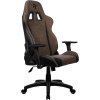 AROZZI herní židle AVANTI Soft Fabric Brown/ látkový povrch/ hnědá