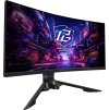 Phantom Gaming by Asrock monitor PG34QRT3A 34" mini OLED 3440x1440/180Hz/1ms/2xHDMI/DP/USB/výškově nastav./wi-Fi anténa