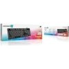 CONNECT IT kancelářská podsvícená klávesnice Chocolate WhiteStar, CZ + SK verze, černá
