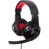 GEMBIRD GHS-U-5.1-01, gaming, 5.1 surround, černo-červená, USB