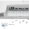 BENQ 23,8" LED GW2486TC/ 1920x1080/ 100Hz/ IPS panel/ 1300:1/ 5ms/ HDMI/ DP/USB - C/ repro/ výškově nastavitelný/white
