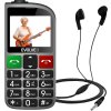 EVOLVEO Mobilní telefon pro seniory s nabíjecím stojánkem EasyPhone FL, stříbrná