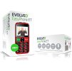 EVOLVEO Mobilní telefon pro seniory s nabíjecím stojánkem EasyPhone ET, červená