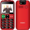 EVOLVEO Mobilní telefon pro seniory s nabíjecím stojánkem EasyPhone ET, červená
