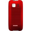 EVOLVEO EasyPhone, mobilní telefon pro seniory s nabíjecím stojánkem, červená