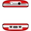 EVOLVEO EasyPhone, mobilní telefon pro seniory s nabíjecím stojánkem, červená