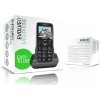 EVOLVEO EasyPhone, mobilní telefon pro seniory s nabíjecím stojánkem, černý