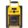 NEDIS digitální rádio/ stolní provedení/ výkon 15W/ FM/ Bluetooth/ IPX5/ napájení z baterie/síťové napájení/ černo-žluté