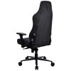 AROZZI herní židle VERNAZZA Soft Fabric Pure Black/ povrch Elastron/ černá