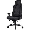 AROZZI herní židle VERNAZZA Soft Fabric Pure Black/ povrch Elastron/ černá