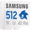 Samsung micro SDXC karta 512GB PRO Plus 'Sonic the Hedgedog™' + SD adaptér