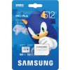 Samsung micro SDXC karta 512GB PRO Plus 'Sonic the Hedgedog™' + SD adaptér
