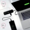 AXAGON HMC-6GL, USB 3.2 Gen 1 hub, porty 3x USB-A, HDMI 4k/30Hz, RJ-45 GLAN, PD 100W, kabel USB-C 20cm