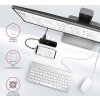 AXAGON HMC-6GL, USB 3.2 Gen 1 hub, porty 3x USB-A, HDMI 4k/30Hz, RJ-45 GLAN, PD 100W, kabel USB-C 20cm