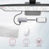 AXAGON HMC-6M2, USB 3.2 Gen 1 hub, porty 2x USB-A, HDMI, RJ-45 GLAN, SATA M.2 slot, PD 100W, kabel USB-C 18cm