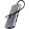 AXAGON HMC-6M2, USB 3.2 Gen 1 hub, porty 2x USB-A, HDMI, RJ-45 GLAN, SATA M.2 slot, PD 100W, kabel USB-C 18cm