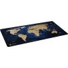 Maxi podložka pod myš Natec WORLD, 80x40cm, modrá