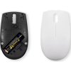 Lenovo 300 Wireless Compact/Kancelářská/Optická/1 000 DPI/Bezdrátová USB/Bílá